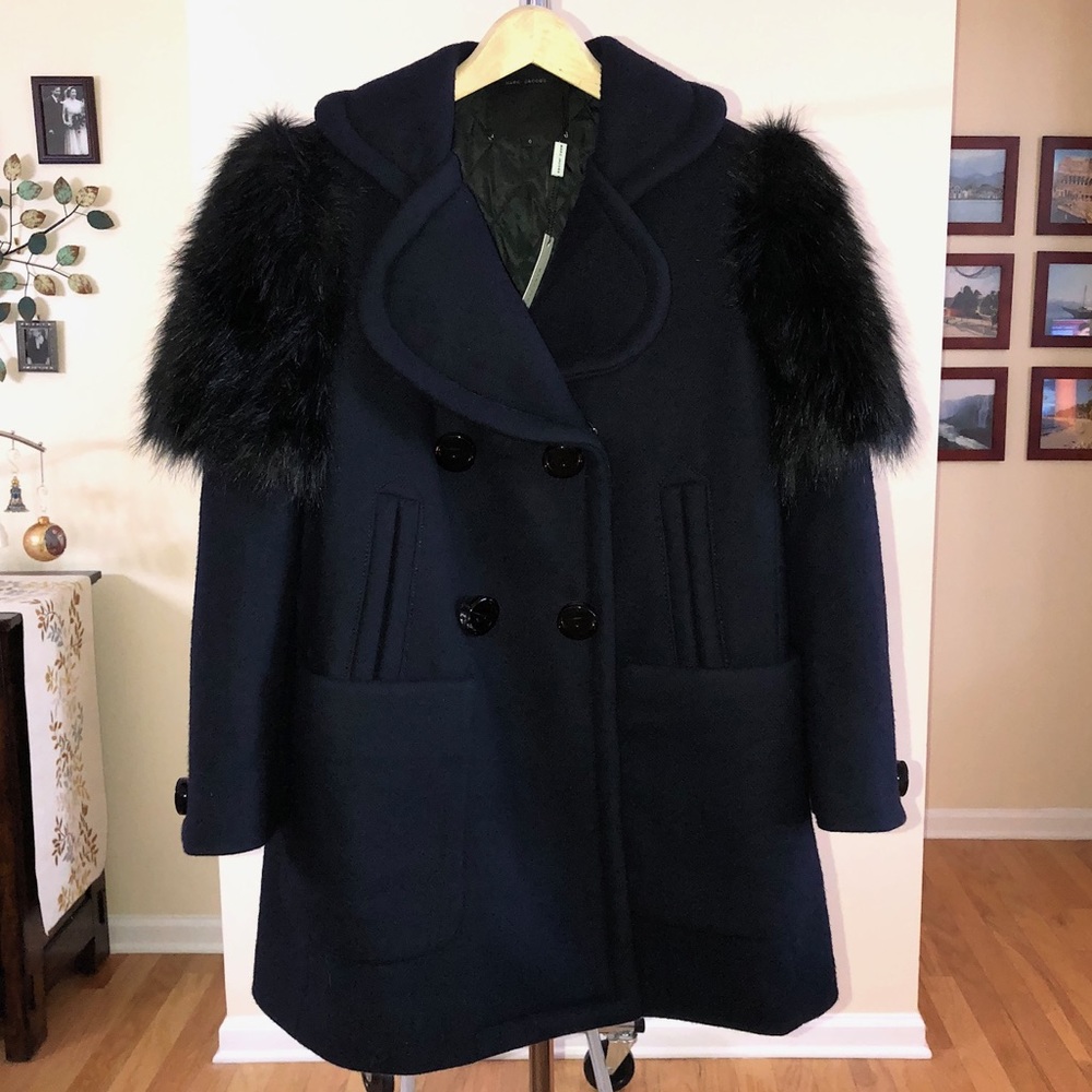 Marc Jacobs Faux Fur Jacket